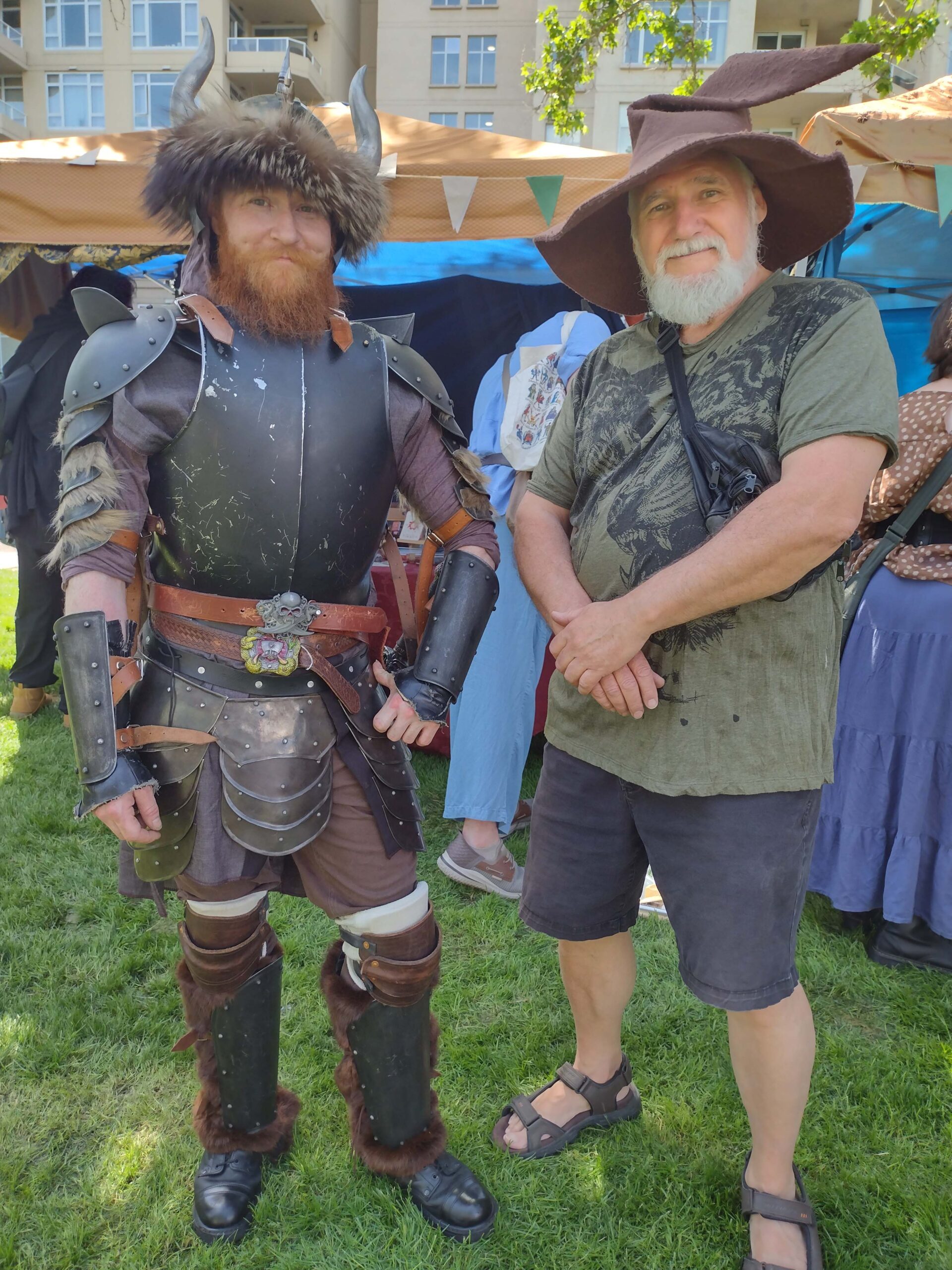 David and a warrior